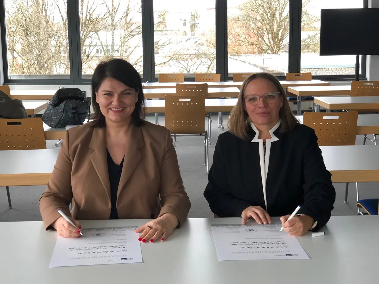 Schulpartnerschaft mit der Firma Aumüller Aumatic GmbH