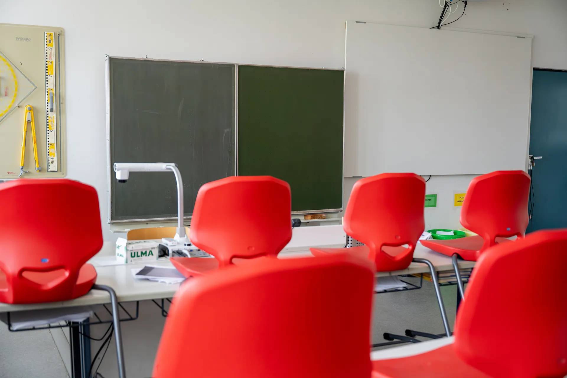 Klassenzimmer an der Realschule Meitingen