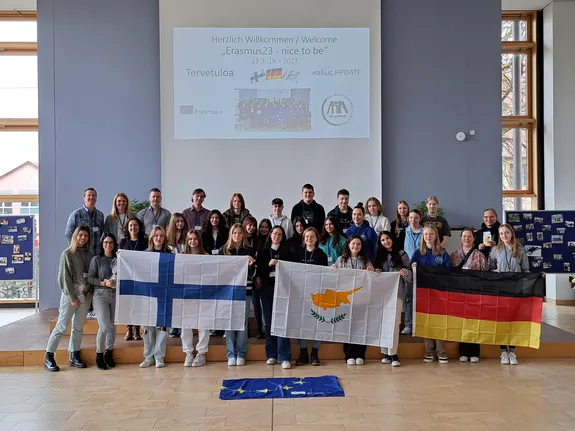 Erasmus Hosting Week 2023 mit Gästen aus Finnland und Zypern