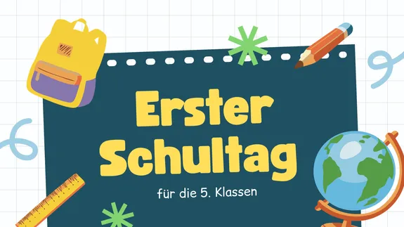 1. Schultag für die 5. Klassen