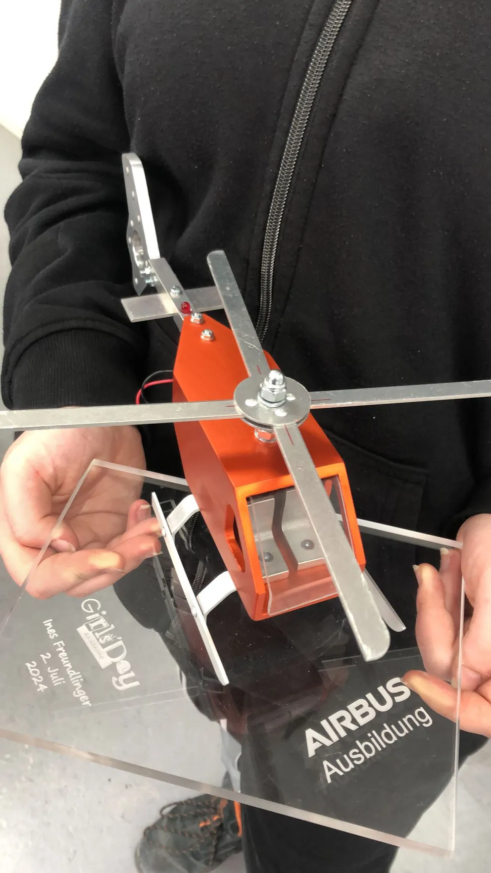 Modell eines Airbus-Helikopters
