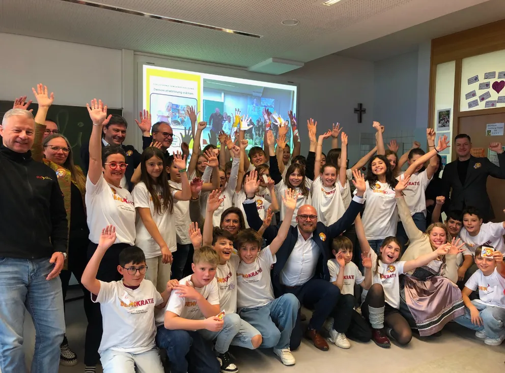Digital School Story zu Demokratie