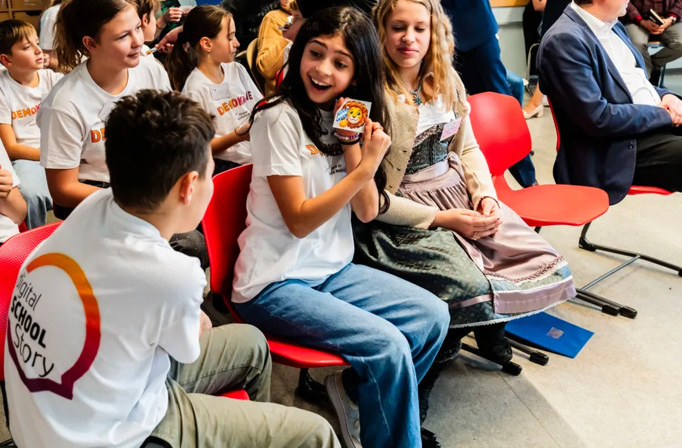 Digital School Story zu Demokratie