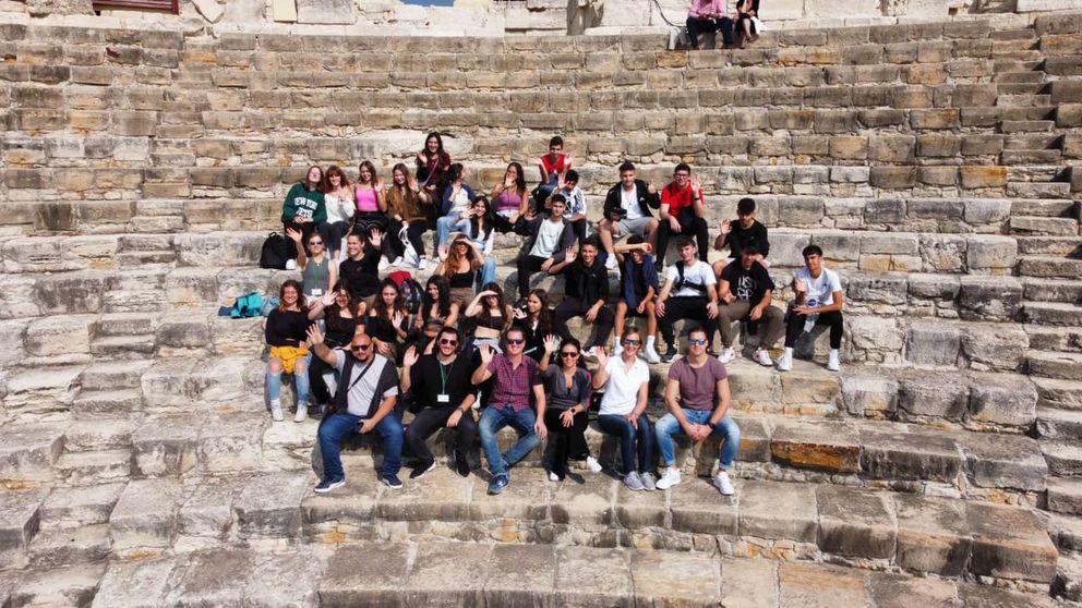 Gruppenfoto der Reisegruppe auf Zypern