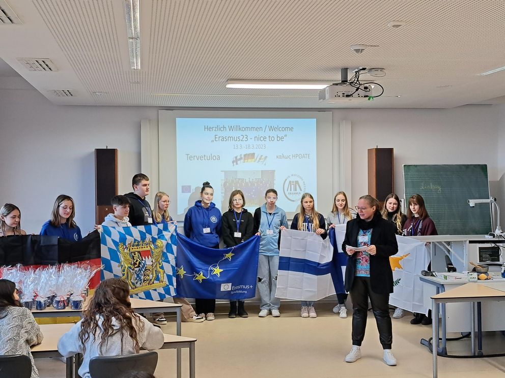 Erasmus Hosting Week 2023 mit Gästen aus Finnland und Zypern